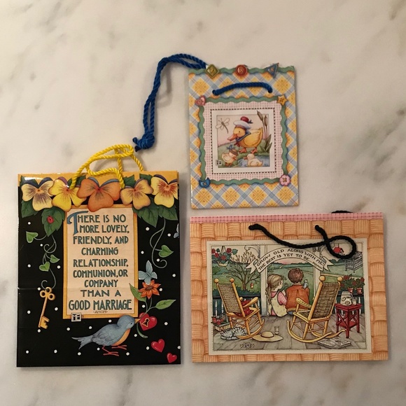 Mary Engelbreit Other - Vintage Mary Engelbreit Set of Gift Bags